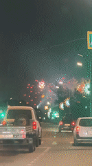 Evening scenes captured across Krasnoyarsk include fireworks and judo training