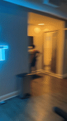 Visitor documents SLT fitness studio interior in New York