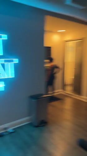 Visitor documents SLT fitness studio interior in New York