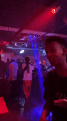 Busy nightclub scene captured in Linghe, China