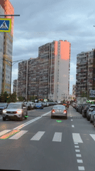 Everyday street scene documented in Kudrovo residential neighborhood