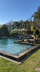 Resort day in Busungbiu with scooter rides and poolside moments