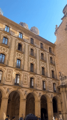 Morning visit to Montserrat Abbey, inside and out