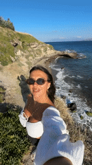 Clifftop selfies and flower moments in Bodrum