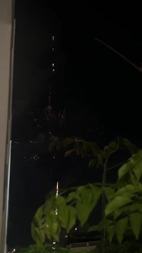 Fireworks display lights up night sky in Nha Trang