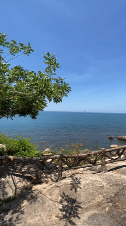 Sunny morning exploring Nha Trang's rocky coastal viewpoint
