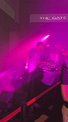 Late-night DJ set at The Gate club in Yerevan