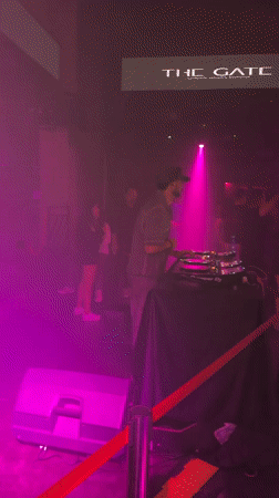 Late-night DJ set at The Gate club in Yerevan