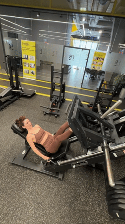 Morning workout session captured at Tyumen gym
