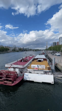 Bikes, boats, and the Eiffel Tower on a Paris afternoon
