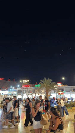Sharm El Sheikh at night: mosque, markets, and evening crowds