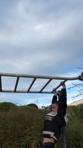 Woman takes selfies under cloudy sky in Truchtersheim