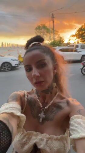Selfie video session by waterfront in Nathon, Thailand