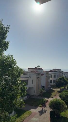 Pilot documents coastal resort visit in Tangier, Morocco