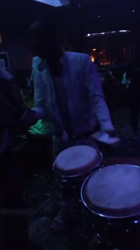 Live conga performance draws crowd at Lokoja nightclub