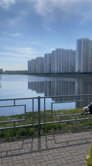 Early morning riverside scenes captured along Krasnoyarsk waterfront