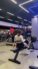 Morning group workout session at Nong Pa Khrang's High Energy Studio