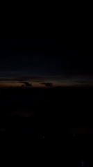 Twilight landscape captured from elevated viewpoint in Kintamani, Indonesia