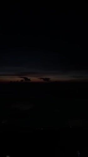 Twilight landscape captured from elevated viewpoint in Kintamani, Indonesia