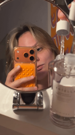 Social media skincare content creation captured in Tel Aviv