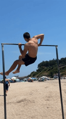 Summer beach day in Tsarevo, Bulgaria