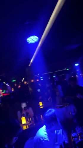 Busy nightclub scene documented in Liangjiang, China