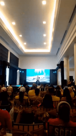 Dance performances held at indoor venue in Pedro González, Venezuela