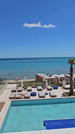 Morning beach resort and city exploration in Varna, Bulgaria