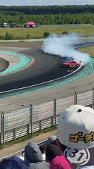 Drift racing event draws spectators in Берёзовка, Russia