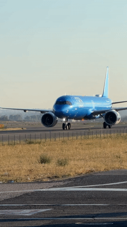 Planes and antiquities at Rome Fiumicino Airport