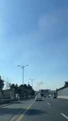 Smoke plume spotted from Tehran highway during morning commute