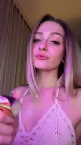 Woman documents evening routine in multiple selfies across Reutov