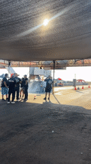 Drag racing event draws spectators in Arica, Chile