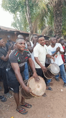 Traditional masquerade performance draws community crowds in Akwanga, Nigeria