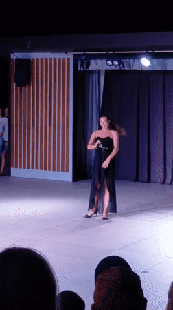 Outdoor summer stage show with dancing and live performance, Sveti Vlas