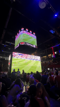 Soccer fans pack Oslo arena to watch Arsenal match