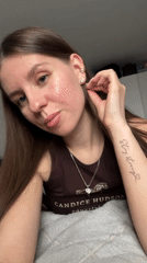 Young woman documents morning routine in Klin, Russia