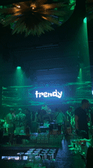 Crowded nightclub scene captured in Plovdiv, Bulgaria Friday evening