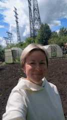 Spring garden documentation captures blooming plants in Chaikovsky, Russia