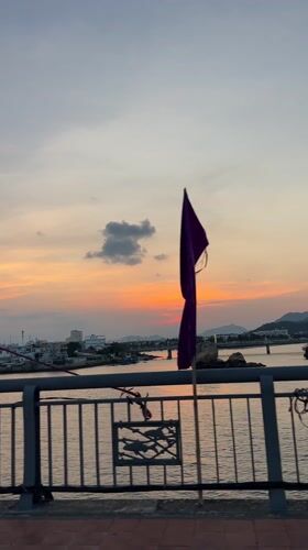 Bridge views captured by witnesses in Nha Trang, Vietnam