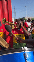 Arsenal fans gather for outdoor watch party in Accra