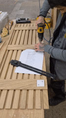 Early morning woodworking session captured at Luxembourg workshop