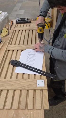 Early morning woodworking session captured at Luxembourg workshop