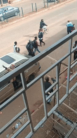 Morning street life documented in Bukuru, Nigeria commercial district
