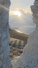 Evening coastal scenes captured along Denpasar waterfront and beaches
