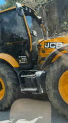 Construction equipment spotted near debris site in Blagoevgrad