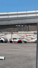 Racing vehicles active at Sirius motorsport facility