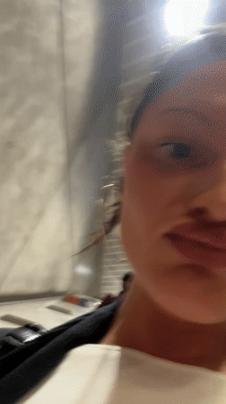 Woman applies MAC lipstick on London transport, shares beauty routine