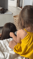 Family life documented in rural Russian village morning
