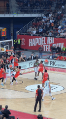 Basketball game draws packed crowd in Sofia arena